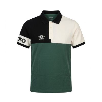 POLOS UMBRO ORIGINAL HOMME VERT COTON